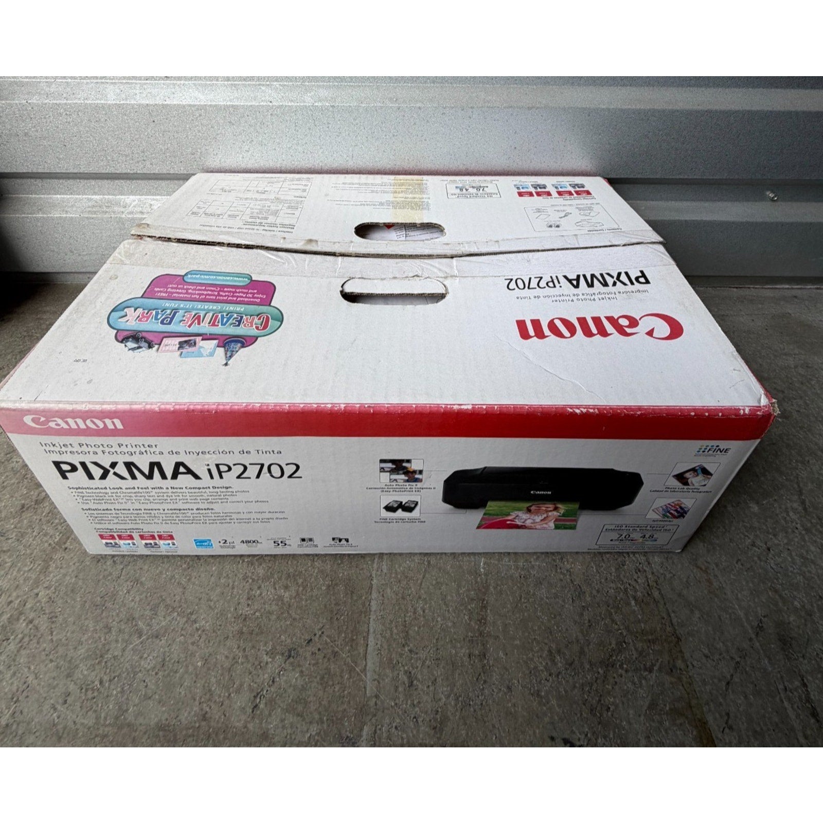 VINTAGE SEALED PACKAGE Canon Pixma iP2702 Inkjet Photo Printer