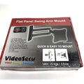 FACTORY SEAL VideoSecu Flat Panel Swing Arm Adjustable Mount Max 15 Kgs / 33 Lbs
