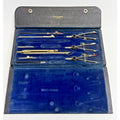 Vintage Dietzgen PREP Drafting Tool Set - Drawing Instruments w/ Case - 9pc