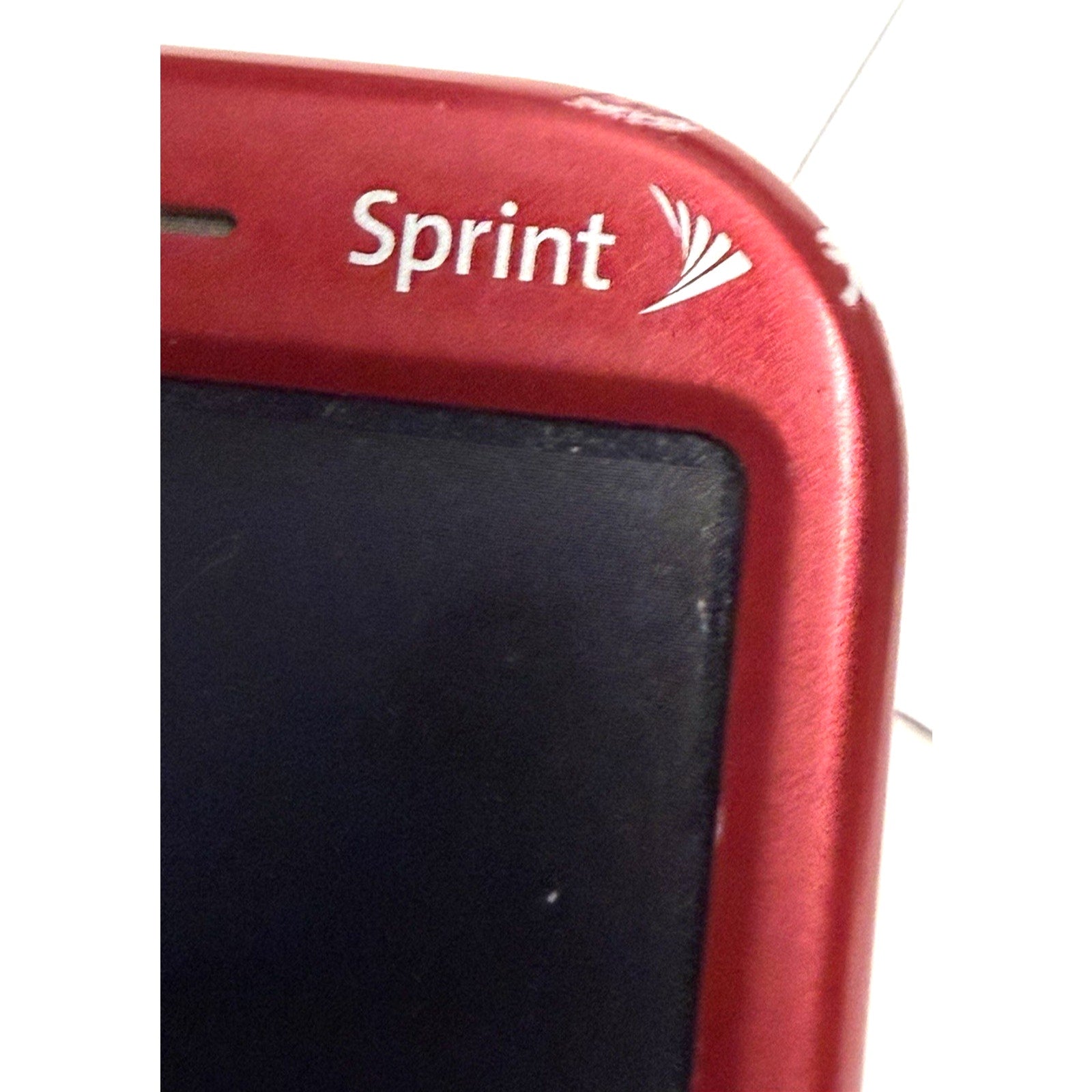 VINTAGE Palm Centro Red Sprint Cellular Phone PTR690HKR Hold Charge - WORKS!