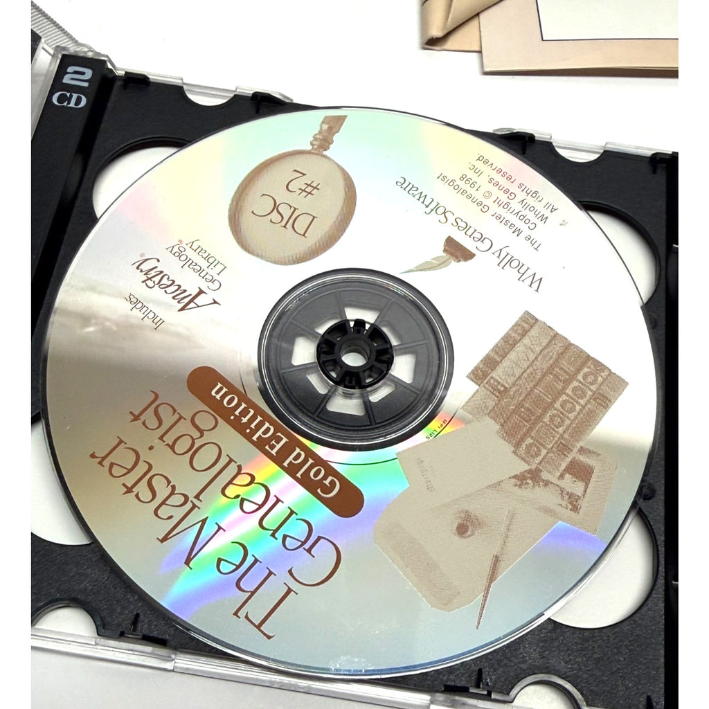 Vintage The Master Genealogist Gold Edition CD with Manuals