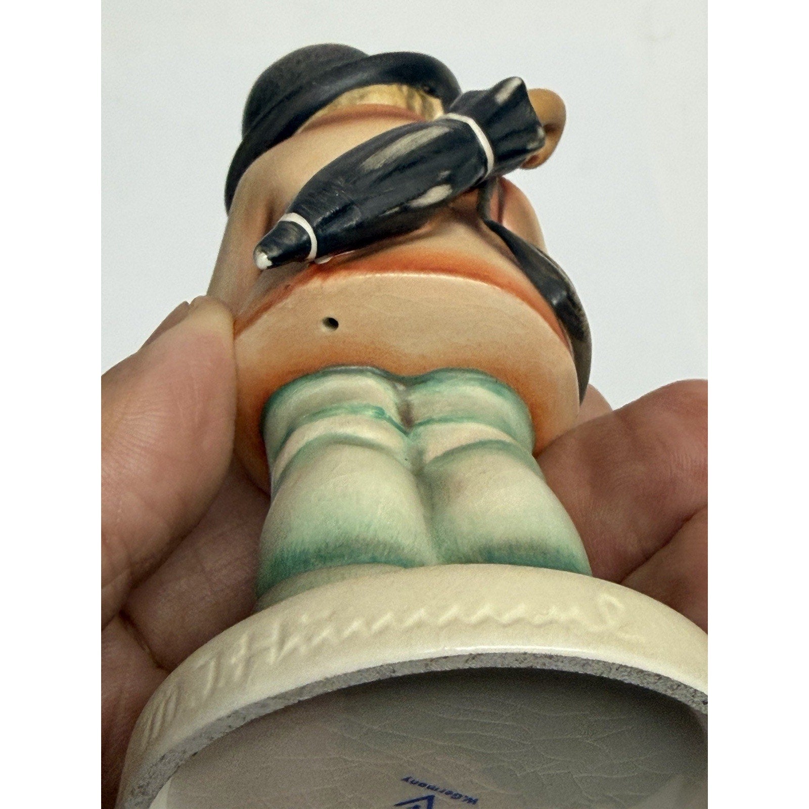 Vintage Goebel Hummel Figurine “Little Fiddler” Crown Germany RARE 5.25" TMK1
