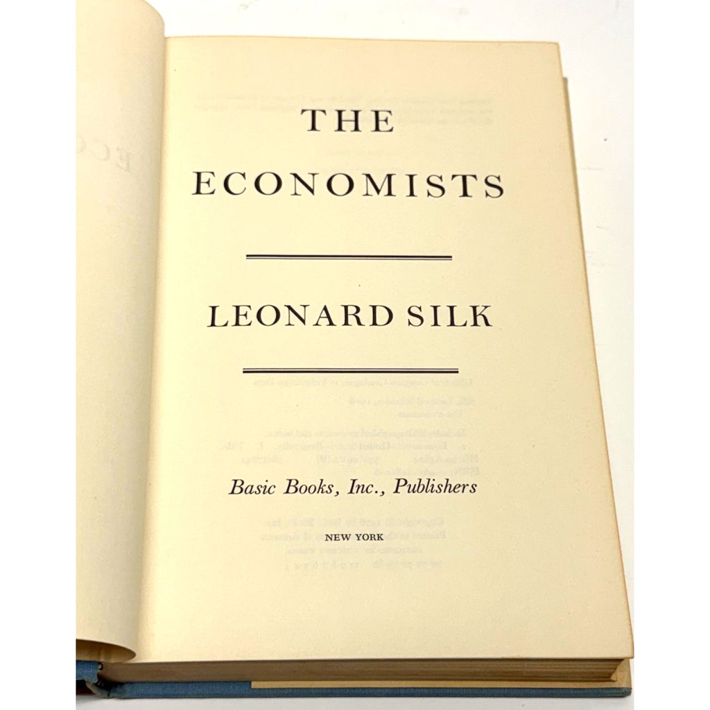 Vintage The Economists by Leonard Silk Vintage 1976