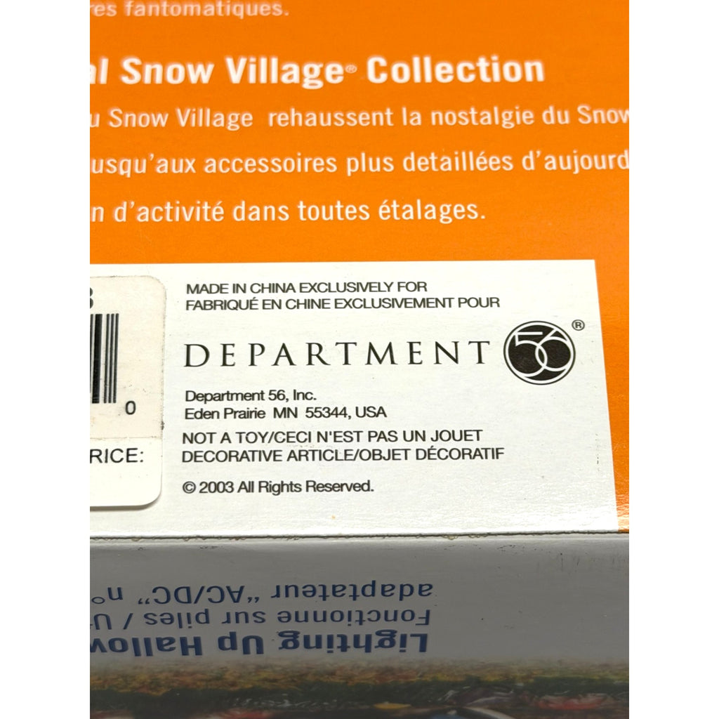 Vintage NEW Dept 56 Lighting Up Halloween #55238 - Snow Village Accessories