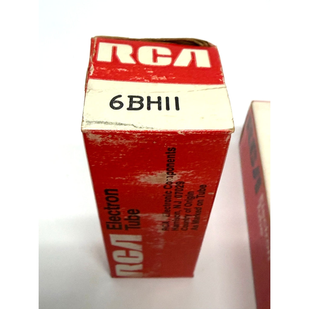 Vintage Lot of 3 RCA Electron Vacuum Tubes NOS 6BH11 6BA3 6BE3 6BZ3 TV Repair
