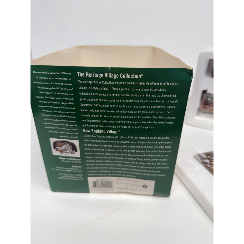 VINTAGE SEALED NEW Dept 56 Hale & Hardy House New England Village Series 56610