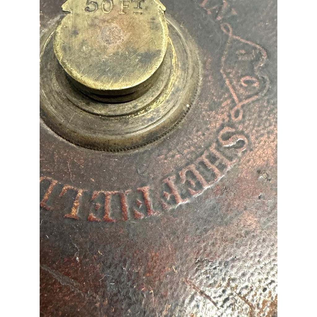 Vintage Measuring Tape In Leather Case Piccolo KEUFFEL & ESSER CO NEWYORK 50ft