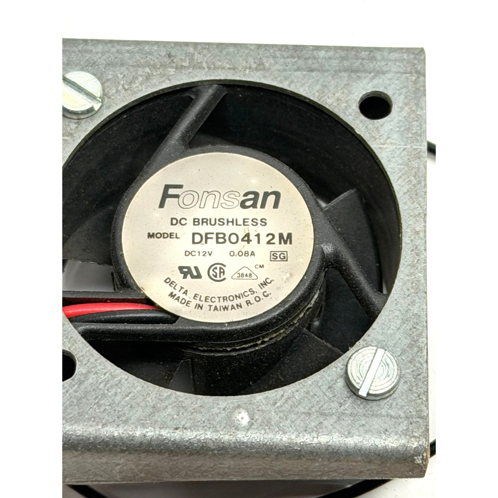 Vintage Delta Fonsan DFB0412M 12VDC Brushless Fans, 40mm x 40mm x 20mm, 2-Wire