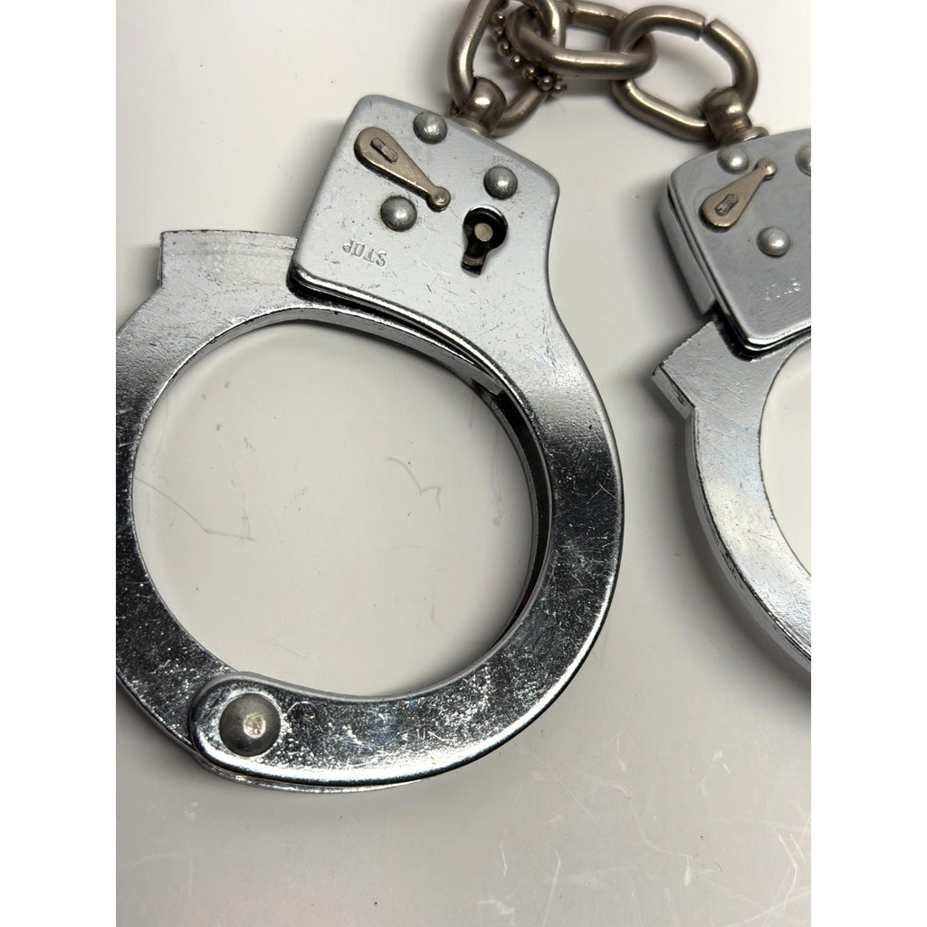 Vintage Japanese Handcuffs with Key – Showa Era Metal Collectible : Keys Work