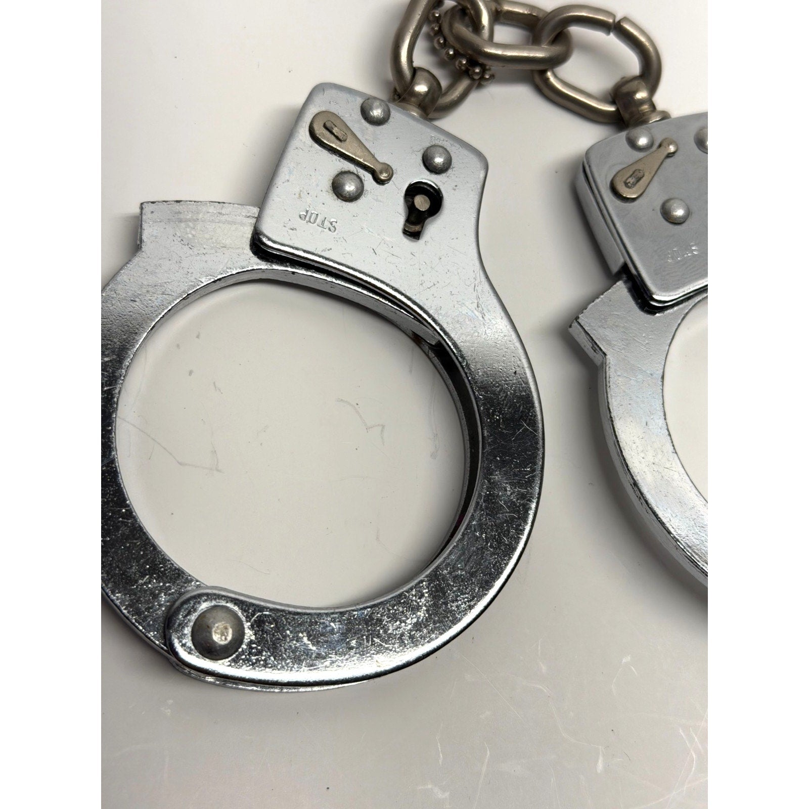 Vintage Japanese Handcuffs with Key – Showa Era Metal Collectible : Keys Work