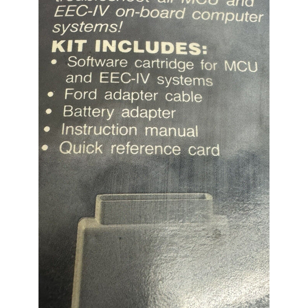 FAC SEAL OTC Monitor 2000 Software Cartridge for Ford 1981-1986 & Adapter Cable