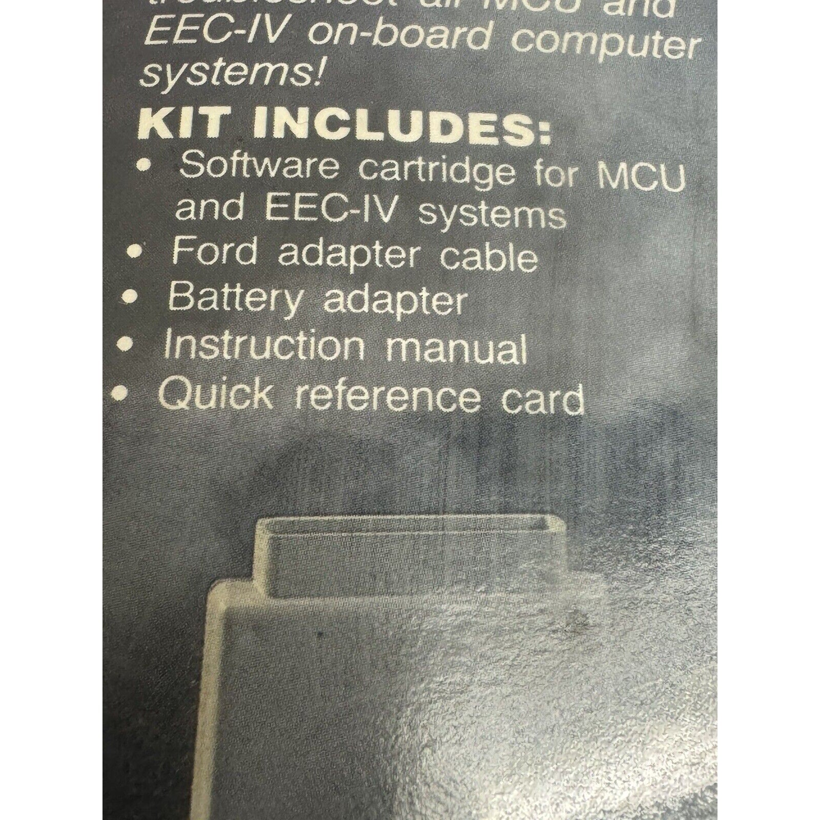 FAC SEAL OTC Monitor 2000 Software Cartridge for Ford 1981-1986 & Adapter Cable