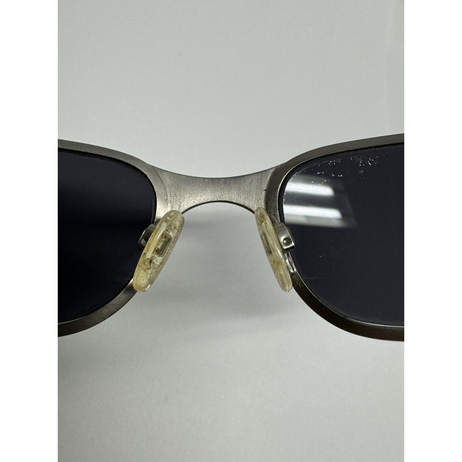 VINTAGE Oakley A Wire 1.0 Brushed Thick / Black Iridium SKU: 05-565 - EXCELLENT!