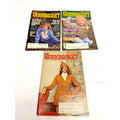 Vintage Lot of 3 Vintage The Workbasket Magazines 1974 & 1990