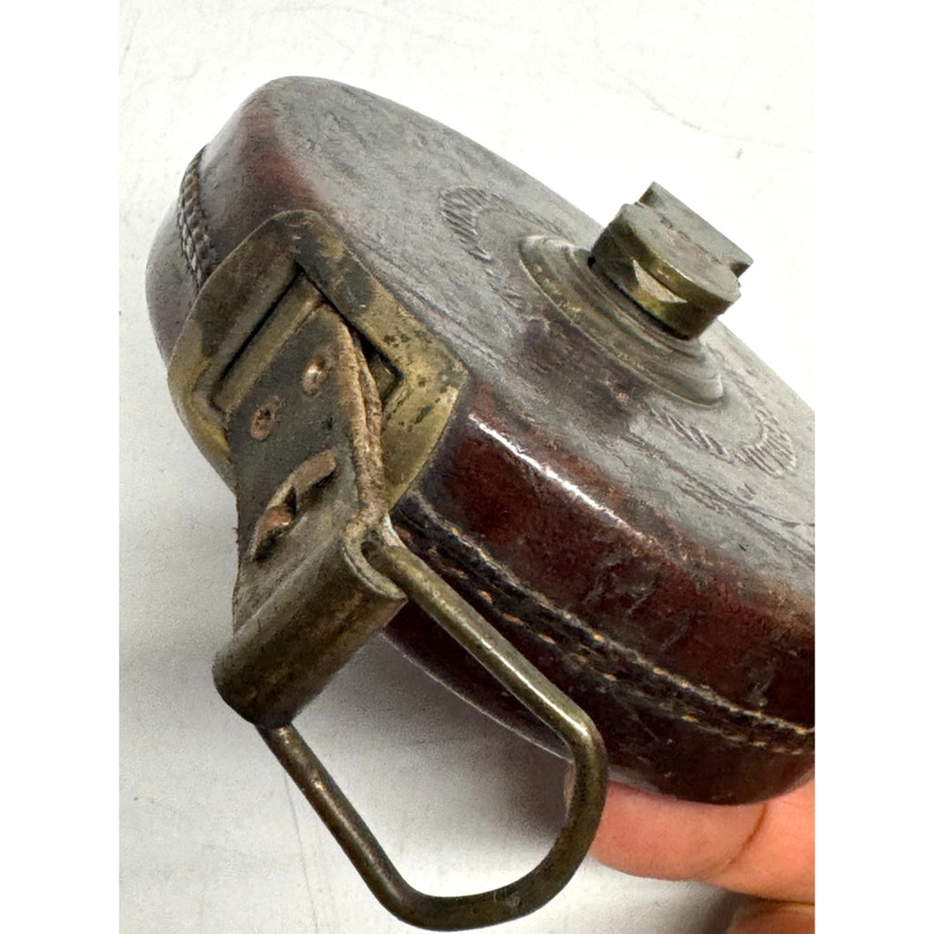 Vintage Measuring Tape In Leather Case Piccolo KEUFFEL & ESSER CO NEWYORK 50ft