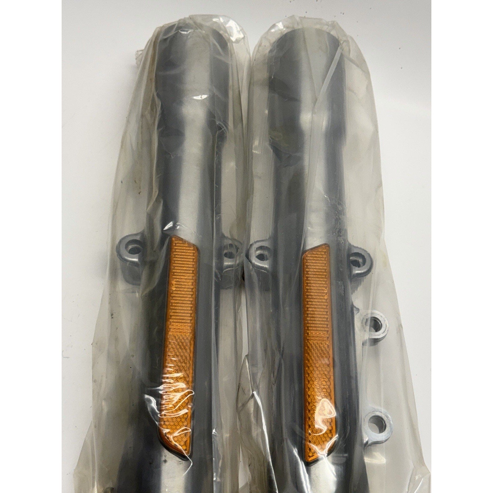 VTG NEW 00-06 Chrome Harley Fork Legs Sliders Heritage FLSTC & FLSTF 46482-00