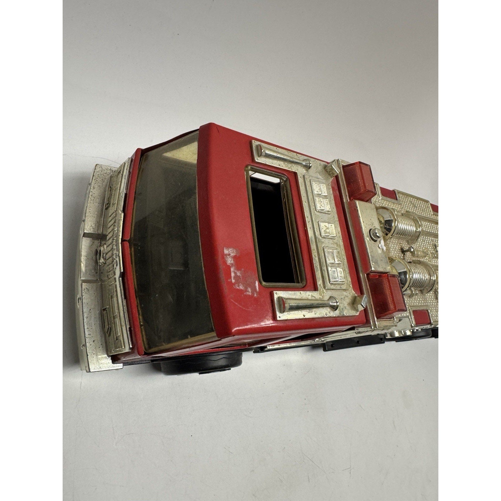 Vintage 1993 23" Tonka Fire Truck Engine No 5 Rescue Boom Ladder #92330