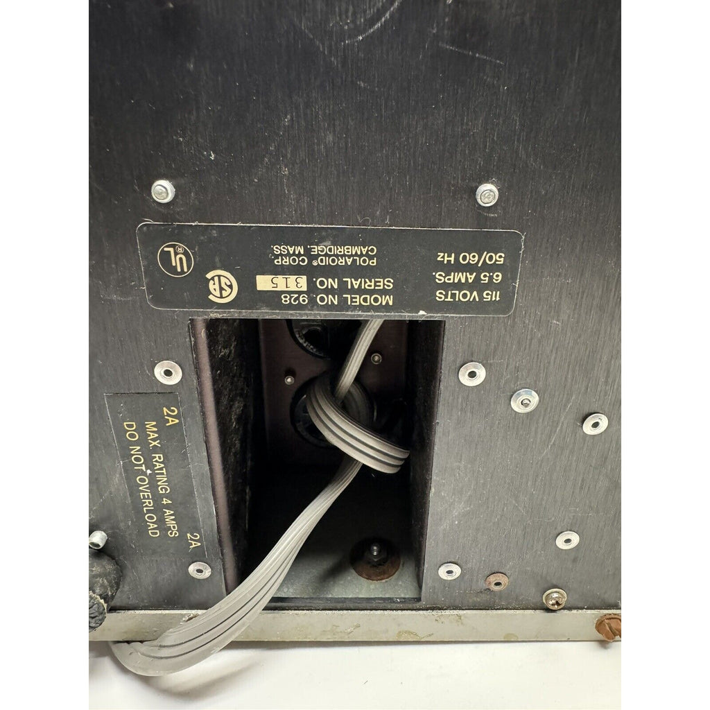 Vintage RARE Polaroid ID-2 Land Identification System Photo ID Camera TURNS ON!