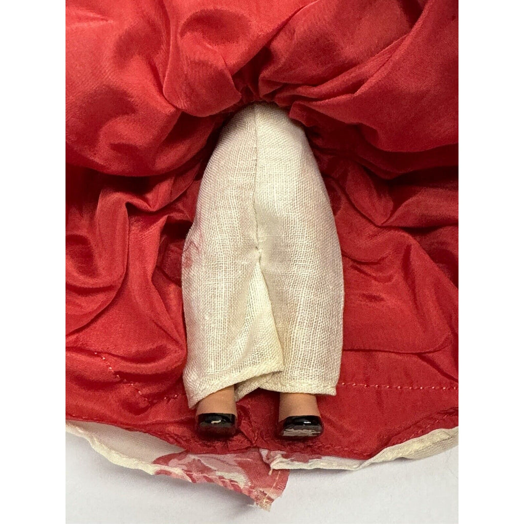 Vintage Nancy Ann Storybook Doll 198 December Bisque Doll 6.5"