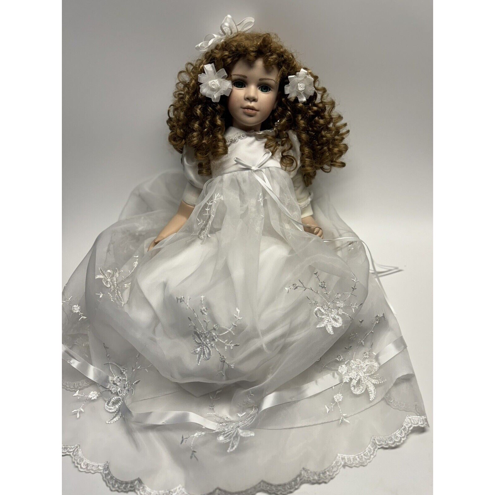 VINTAGE Porcelain Doll 28” The Broadway Collection 0182/2400