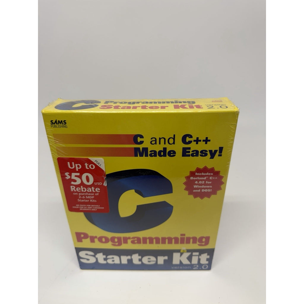 VTG NOS C and C++ Programming Starter Kit Version 3.0 Macmillan Book Cd Box 1998