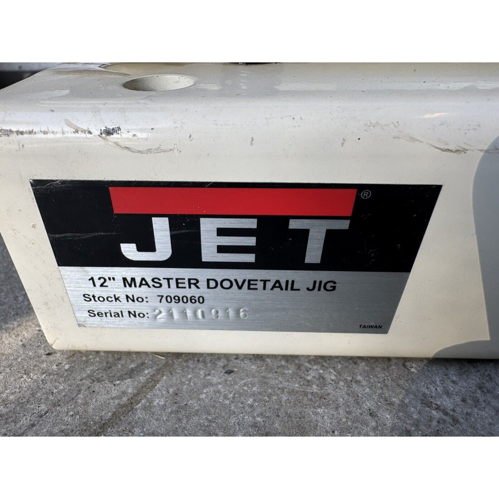 VINTAGE Jet - 12-Inch Master Dovetail Jig - #709060 - 1/2” Template