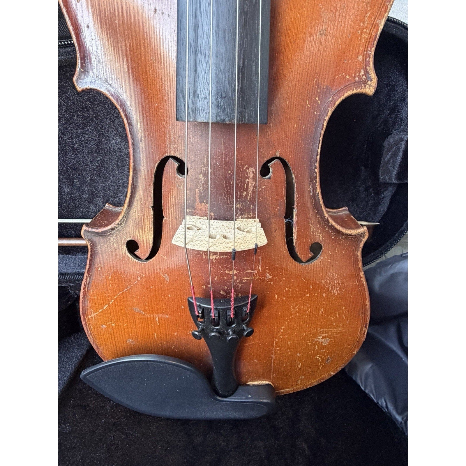 VINTAGE Violin Copy of Antonius Stradivarius Made in Czechoslovakia