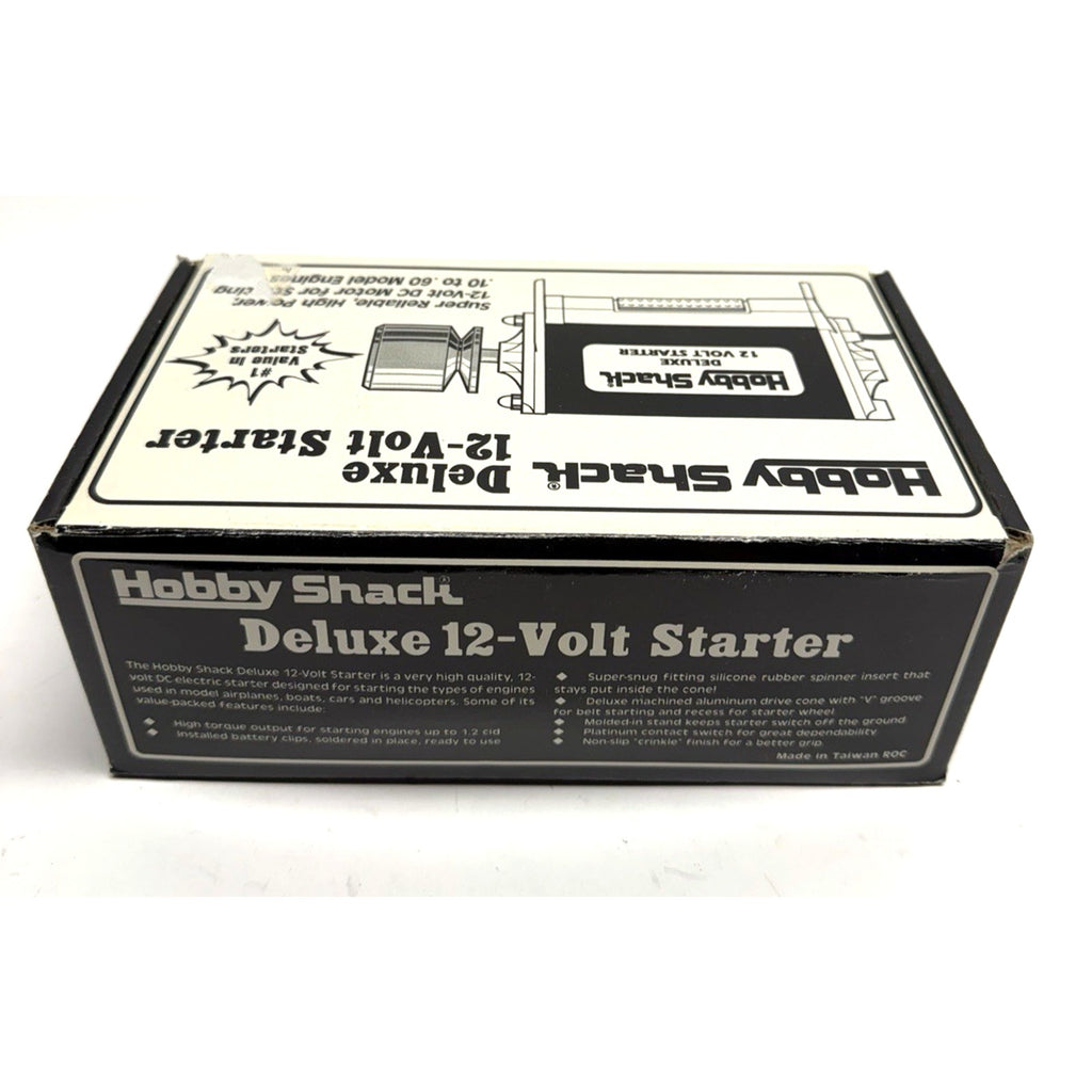 NEW Hobby Shack Deluxe 12 Volt Starter for REMOTE CONTROL CARS and AIRPLANES