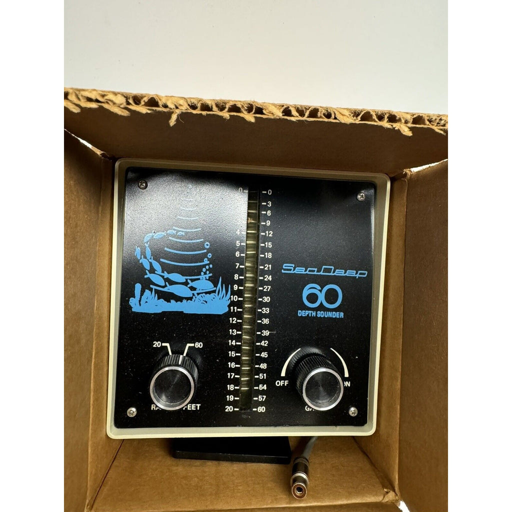 VINTAGE NOS Sea Deep Depth Sounder Model 60 - RARE / NEW IN BOX