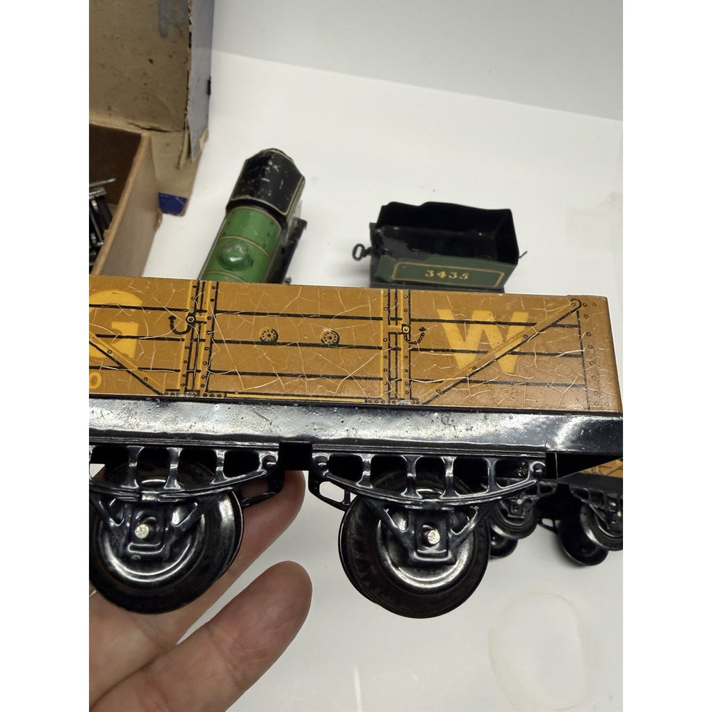 VINTAGE 1950 RARE HORNBY TRAIN M1 GOODS SET MECCANO LIMITED MADE IN ENGLAND