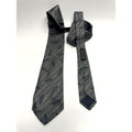 VINTAGE GIORGIO ARMANI NECKTIE 100% SILK Made in ITALY Gray w/Square Logo