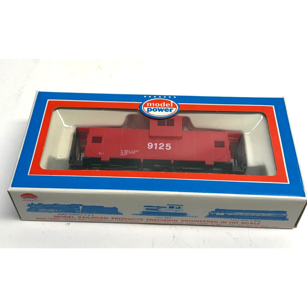 Vintage NEW Model Power HO - Red Safety Caboose 9125 - BOXA