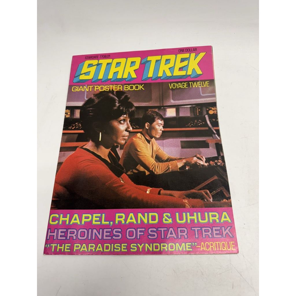 VINTAGE Lot of 11 Star Trek Giant Poster Book Voyages Poster Books