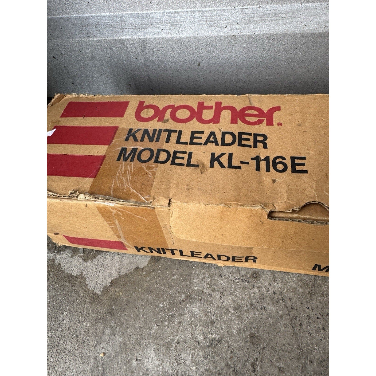 VINTAGE NOS Brother Knitleader Knit Leader KL-116E For Knitting Machine