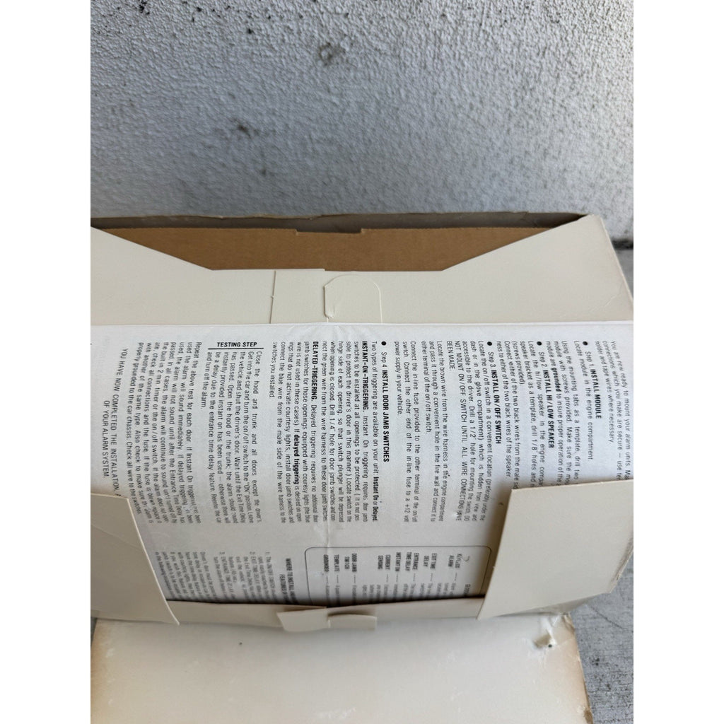 VINTAGE SEALED BOX ANES Keyless Alarm System W/Hi-Lo Sound Made in USA