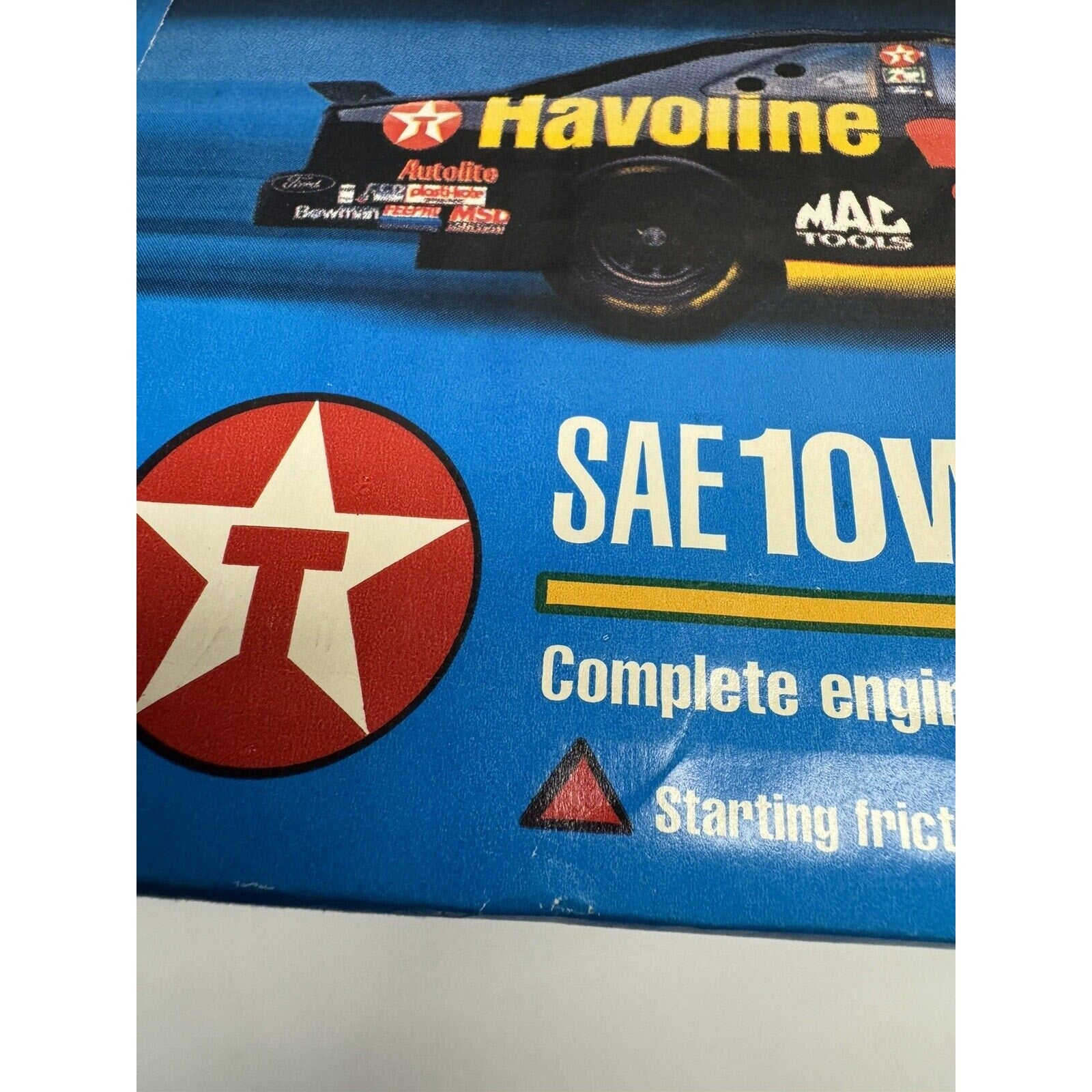 VINTAGE FACTORY SEALED BOX 12 Chevron Havoline SAE 10W-40 Motor Oil, 1 Quart USA