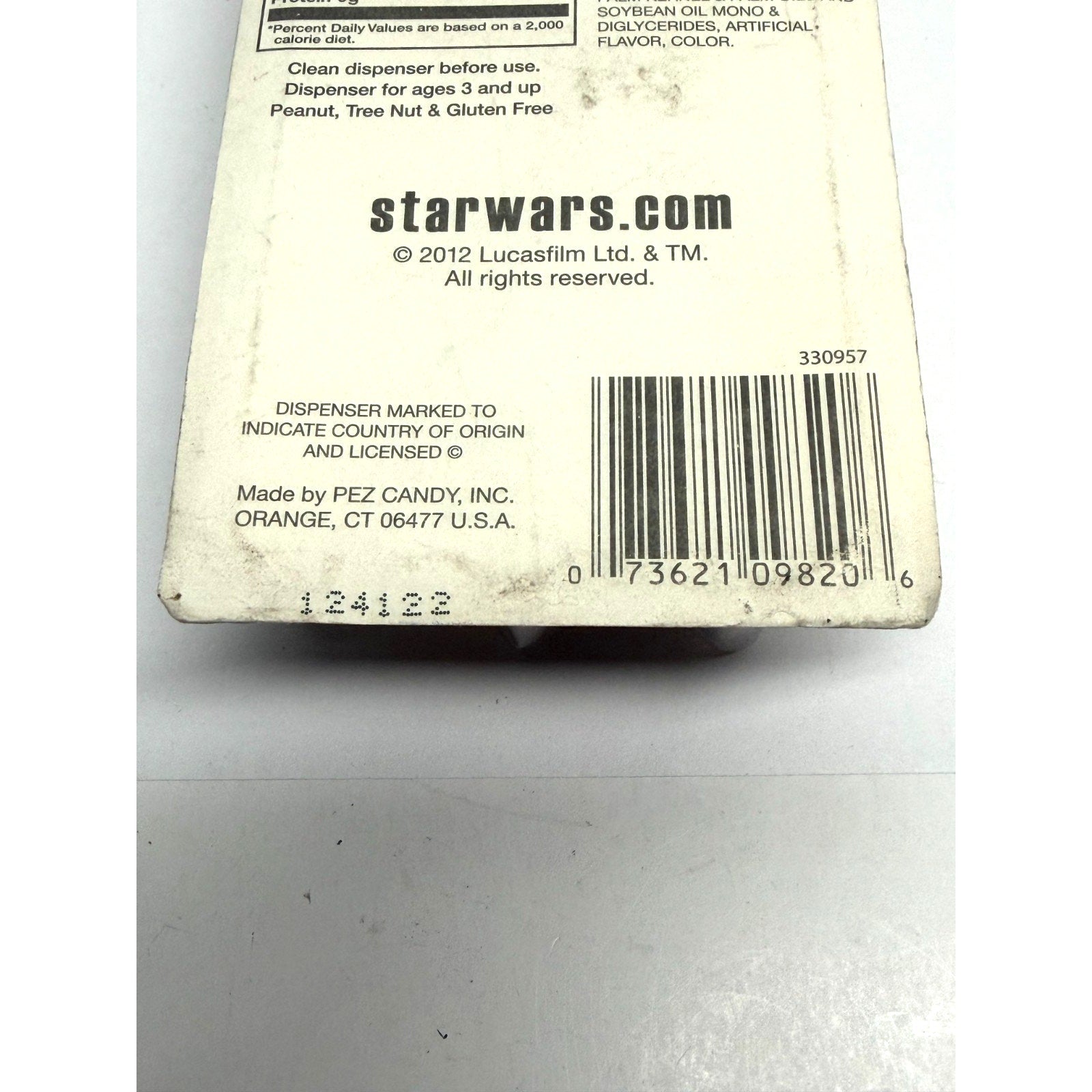 Vintage Star Wars Ahsoka Tano PEZ Candy & Dispenser
