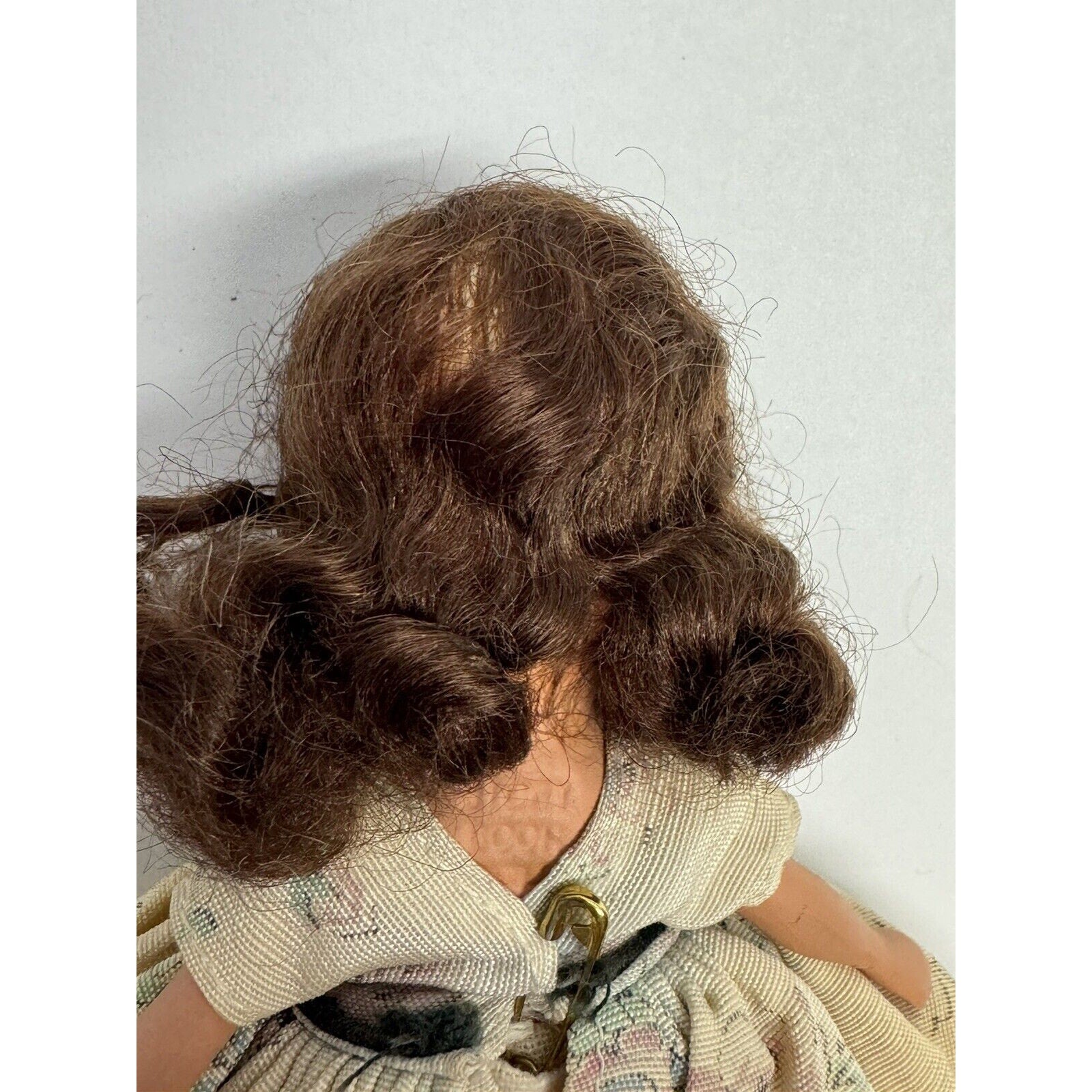 Vintage 1950s Nancy Ann Story Book Bisque Doll 5.5" Brown Hair