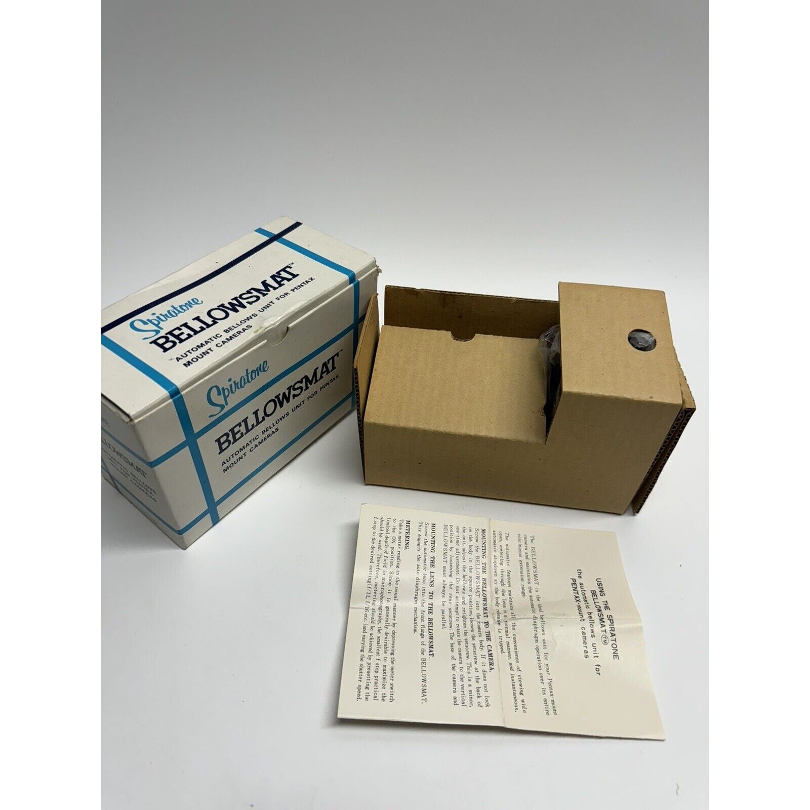 VINTAGE NOS SPIRATONE BELLOWSMAT w/ Original Box Made in Japan