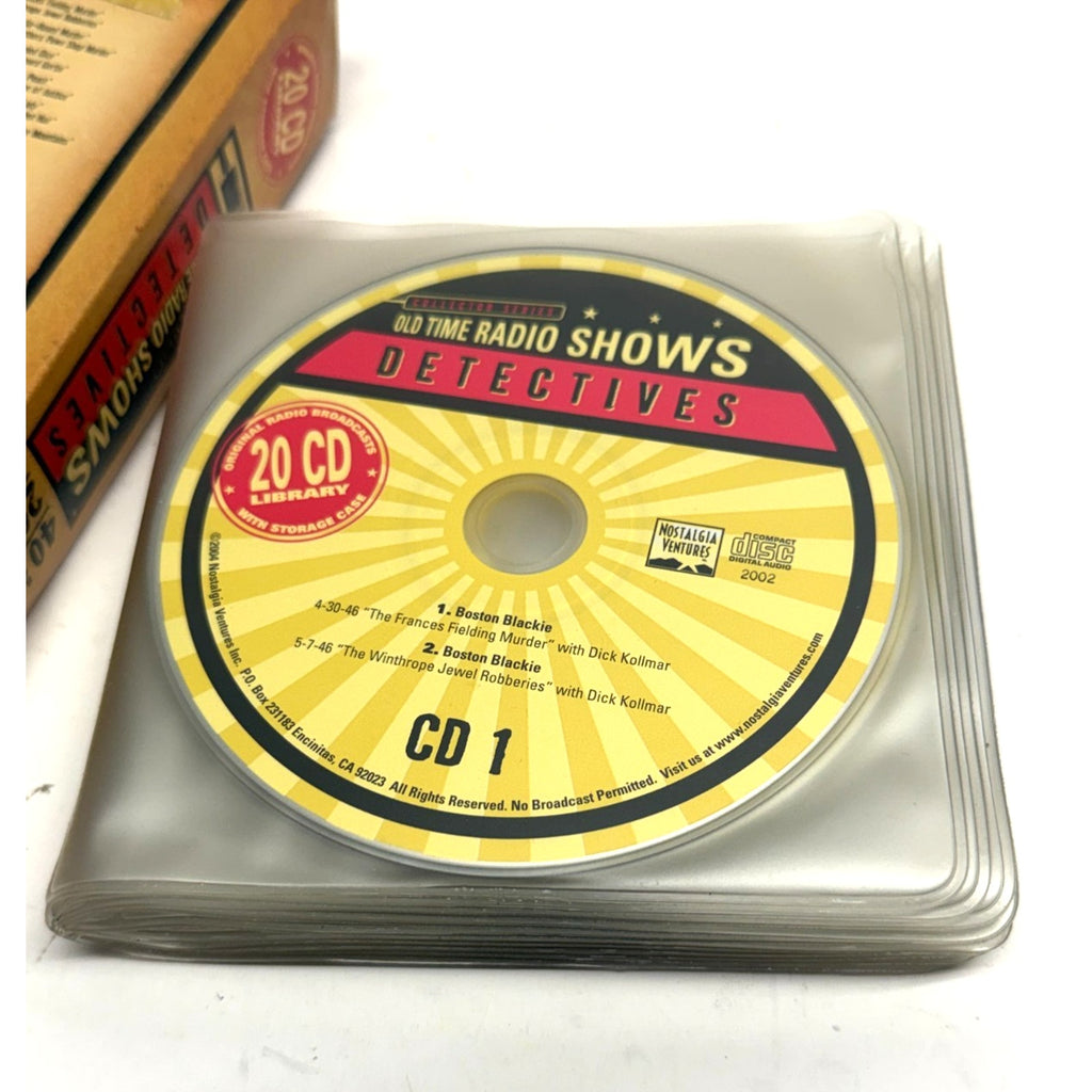 Vintage NEW Old Time Radio Shows Ser.: Detectives (2004, Compact Disc)