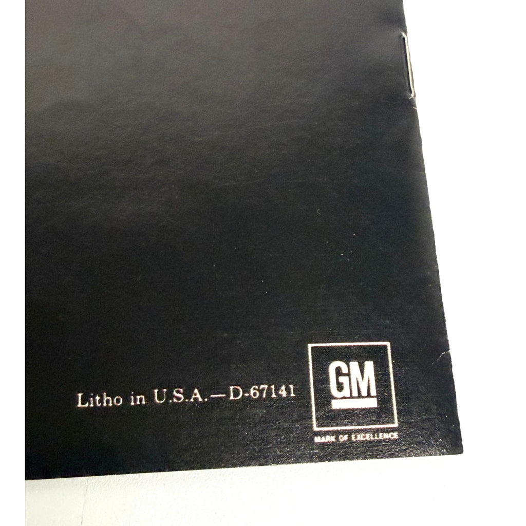 Vtg 1969 Chevrolet Corvette Prestige Dealer Sales Brochure Stingray Hardtop