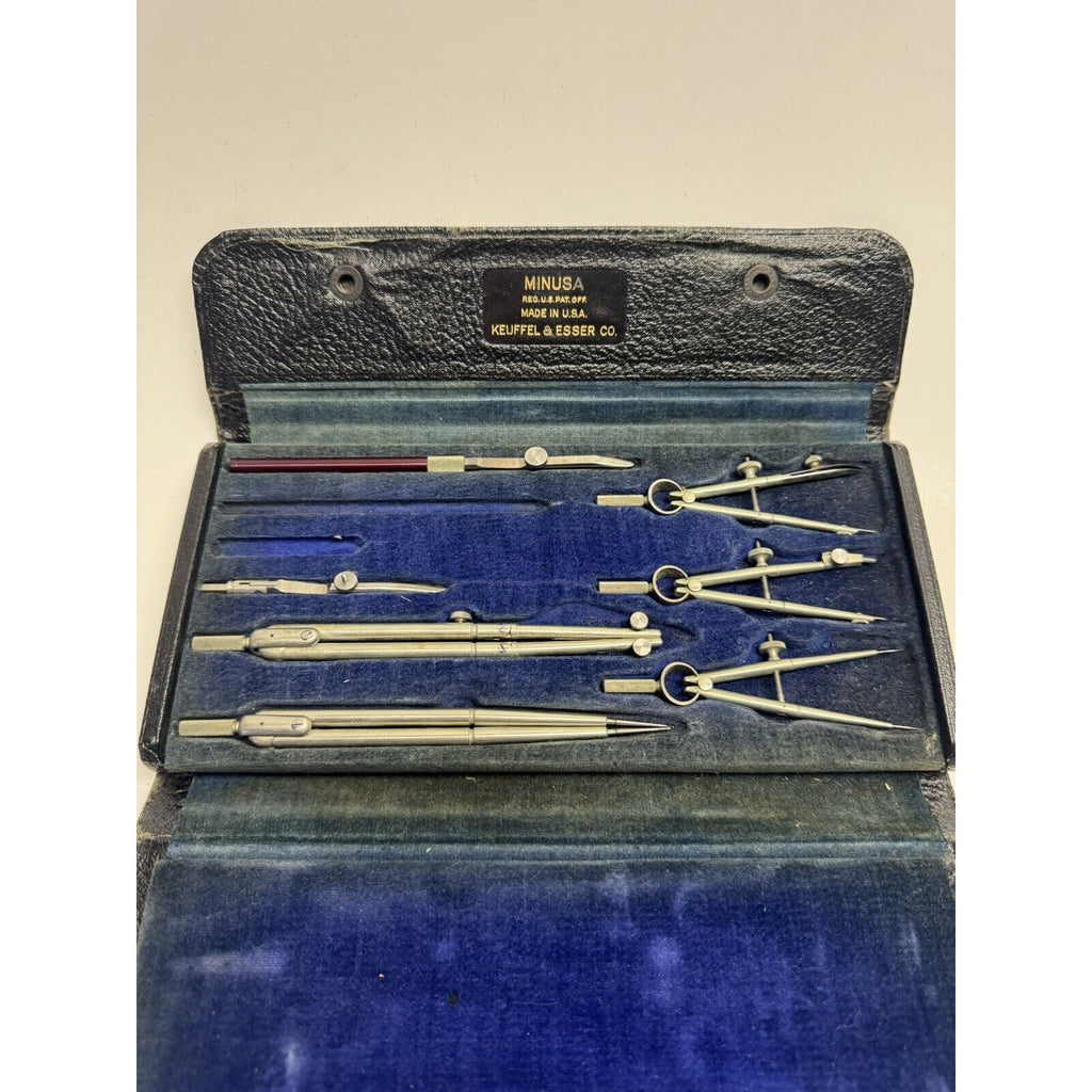 Vintage Keuffel & Esser Co. MINUSA SERIES DRAFTING SET 795 1/2