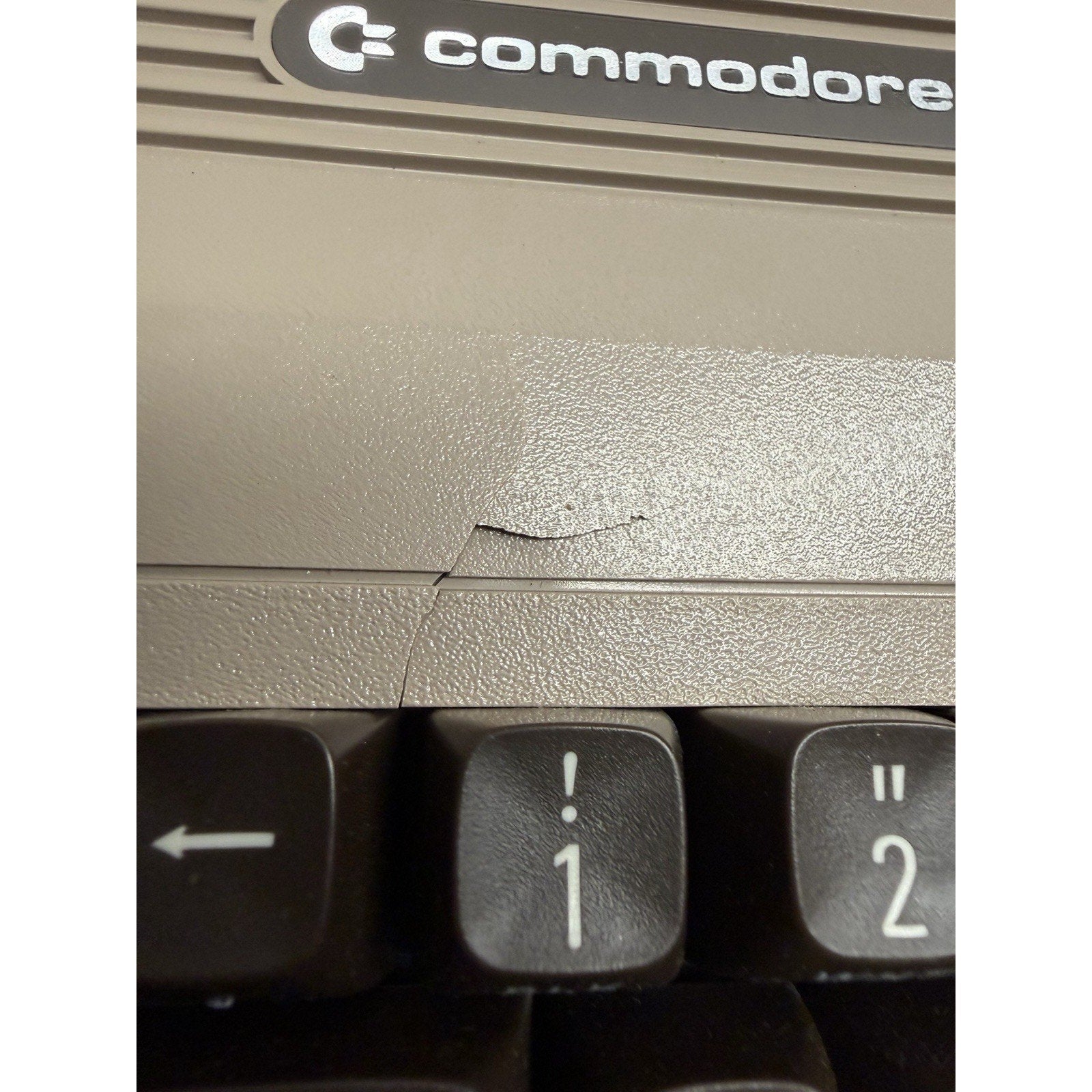 VINTAGE 1992 Commodore 64 C64 Breadbin Computer System - Cosmetic Damage -