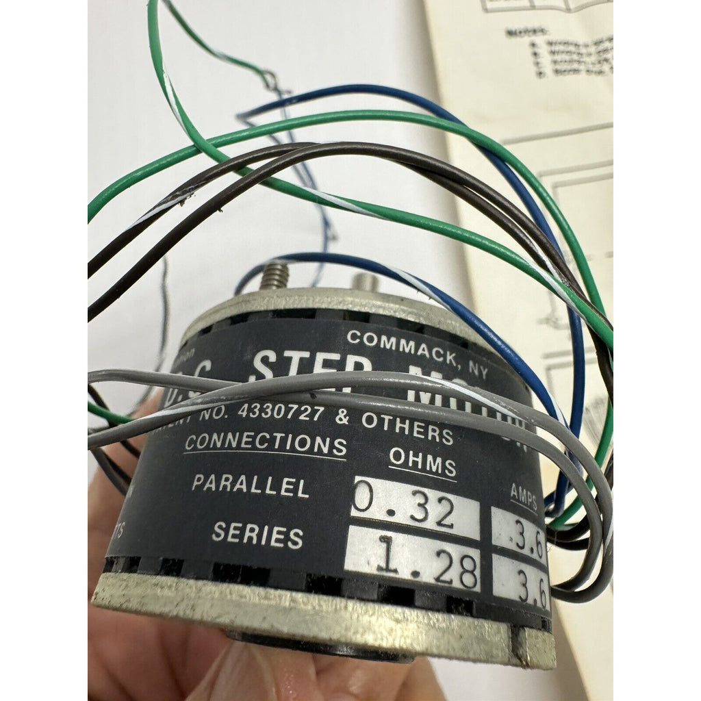 VINTAGE PMI Motion Technologies ServoDisc DC Motor 00M52R6002