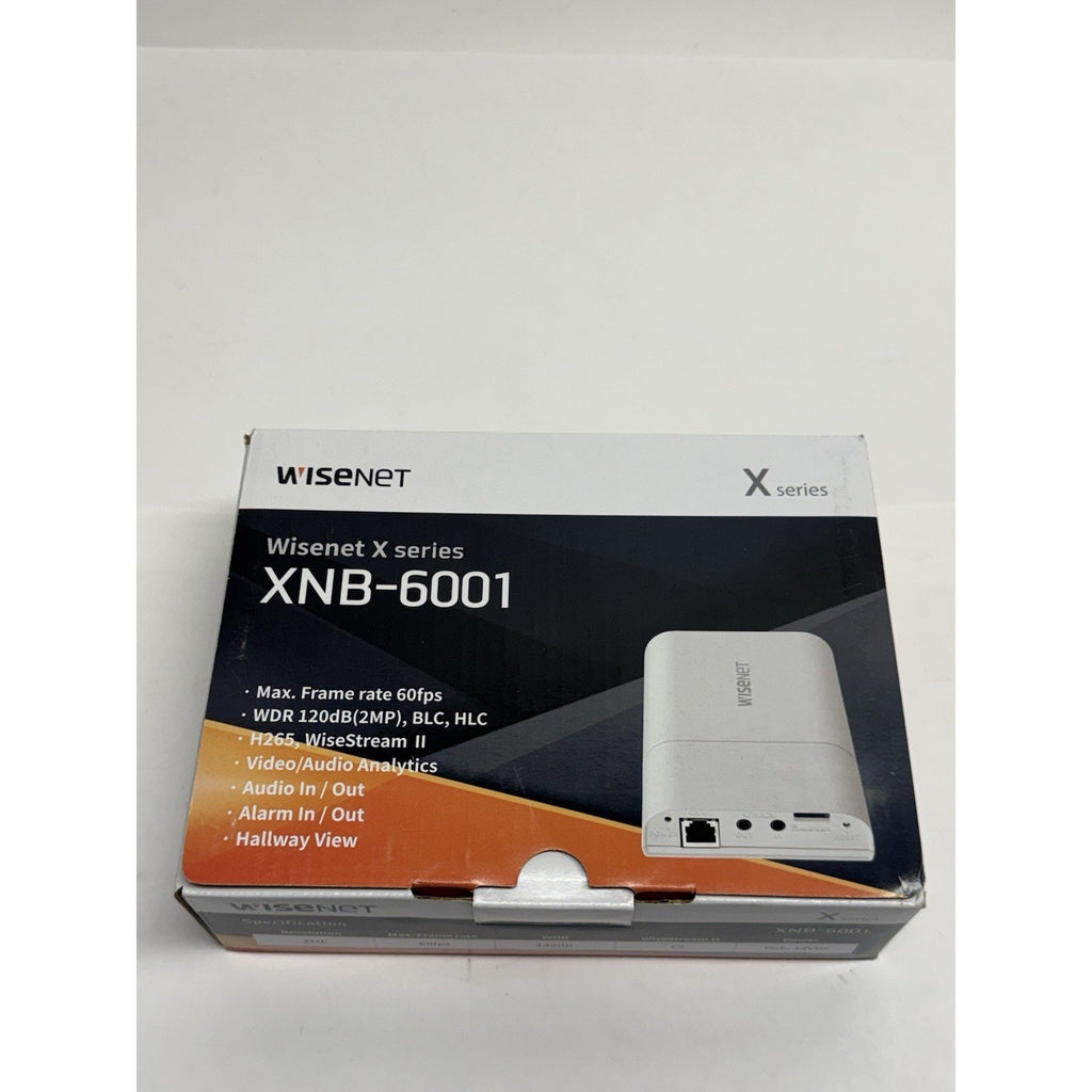 SEALED NEW HANWHA WISENET X SERIES XNB-6001 XNB-H6240A NETWORK CAMERA