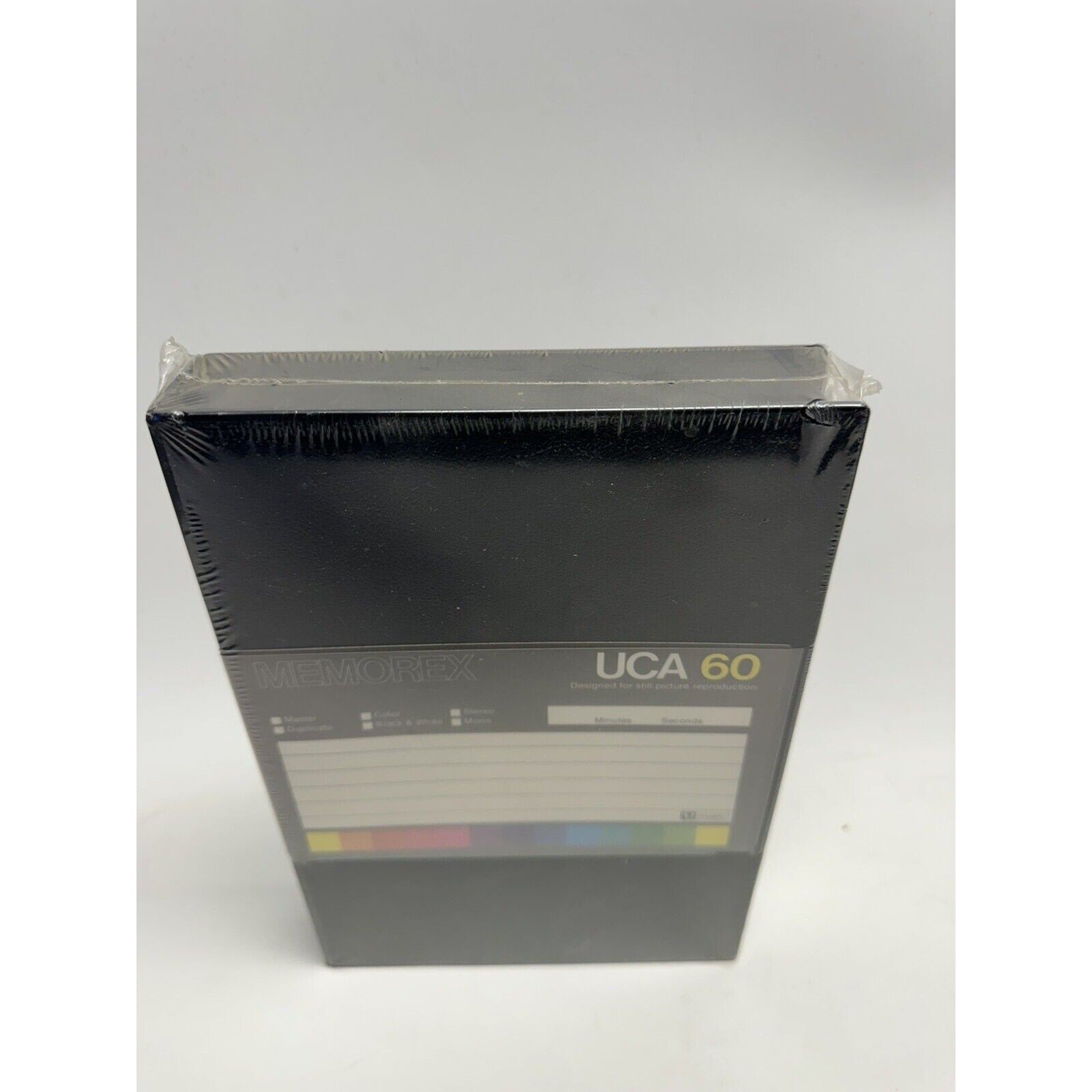 VINTAGE SEALED Memorex Q2HD Video Cassette Tape Cartridge UCA 60 U-Matic HD