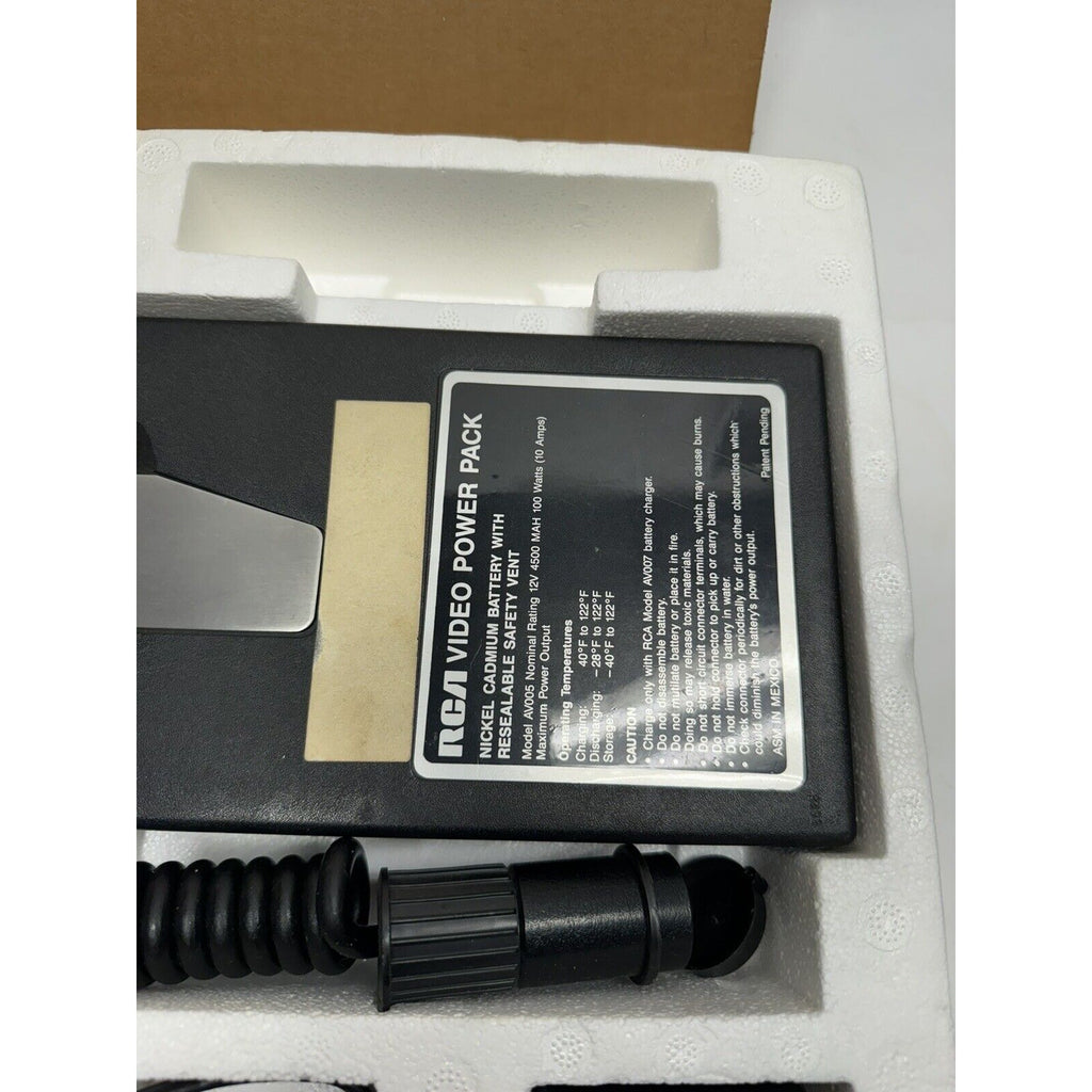 Vintage NOS RCA Video Power Pack For VCR, TV, Camera Lights AV005