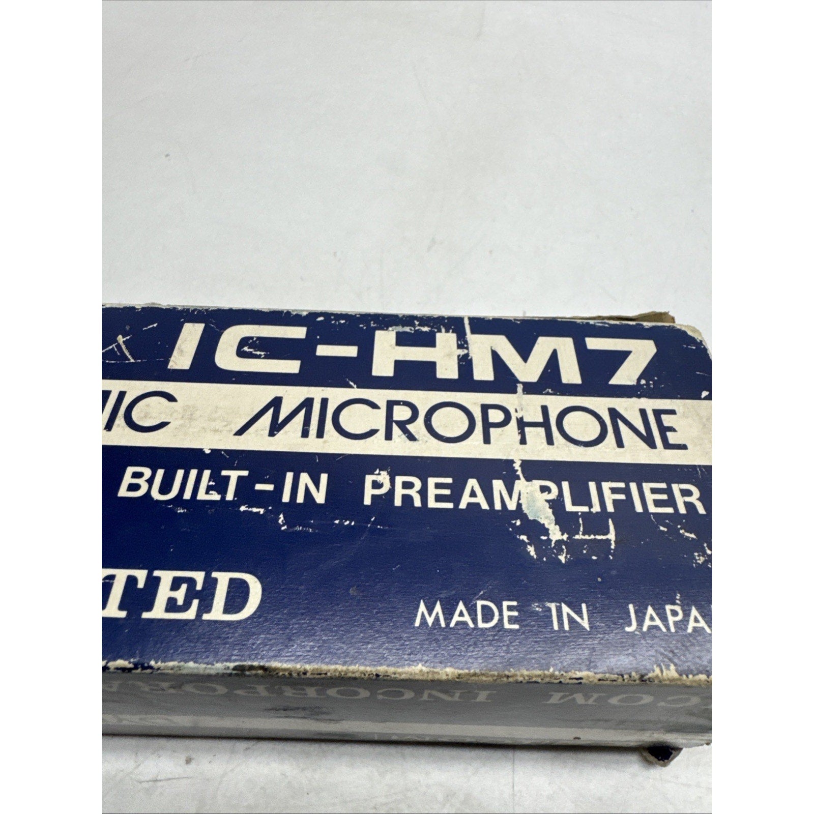 VINTAGE NOS ICOM IC-HM7 Hand Microphone Black Amateur Radio Made in Japan