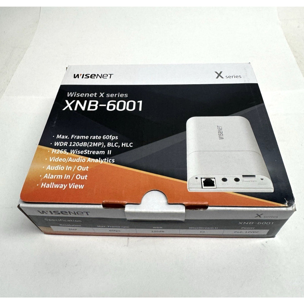 SEALED NEW HANWHA WISENET X SERIES XNB-6001 XNB-H6240A NETWORK CAMERA