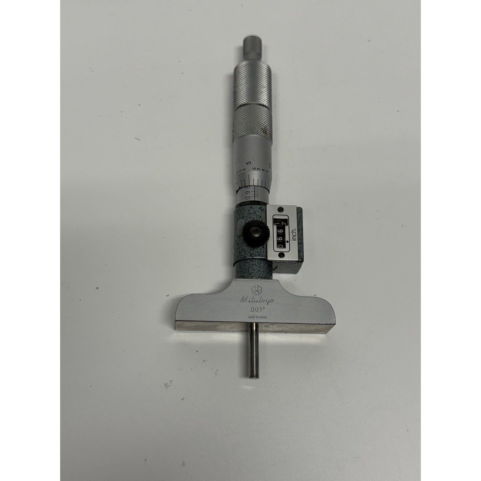 VINTAGE Mitutoyo 0.001” Depth Micrometer Set 0”- 6” Depth Mic